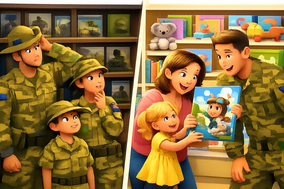 Military Books vs Parenting Books