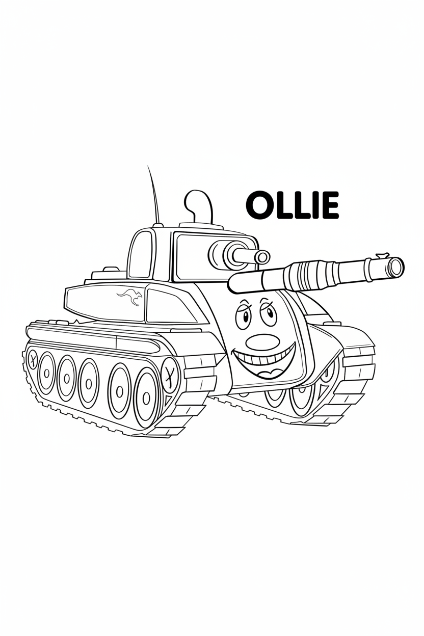 Ollie Colouring In